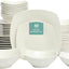Set 40 Pzas Vajilla Porcelana Blanca Servicio 8