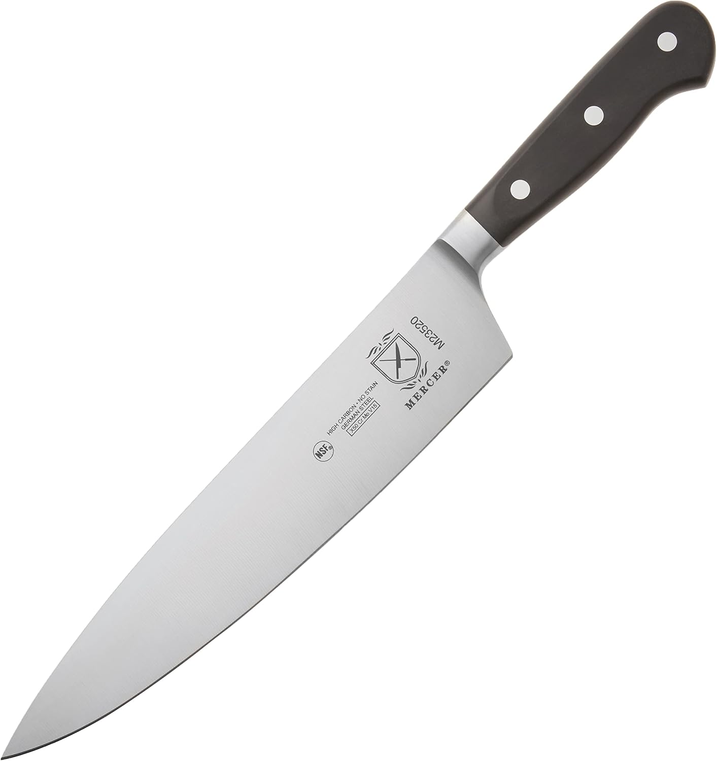 Cuchillo chef forjado 8pulg 23cm negro