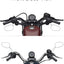 Espejos laterales 360 grados para motocicleta cromados