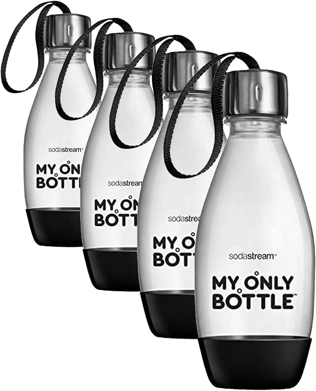 Botella Sodastream 0.5L color negro set 4