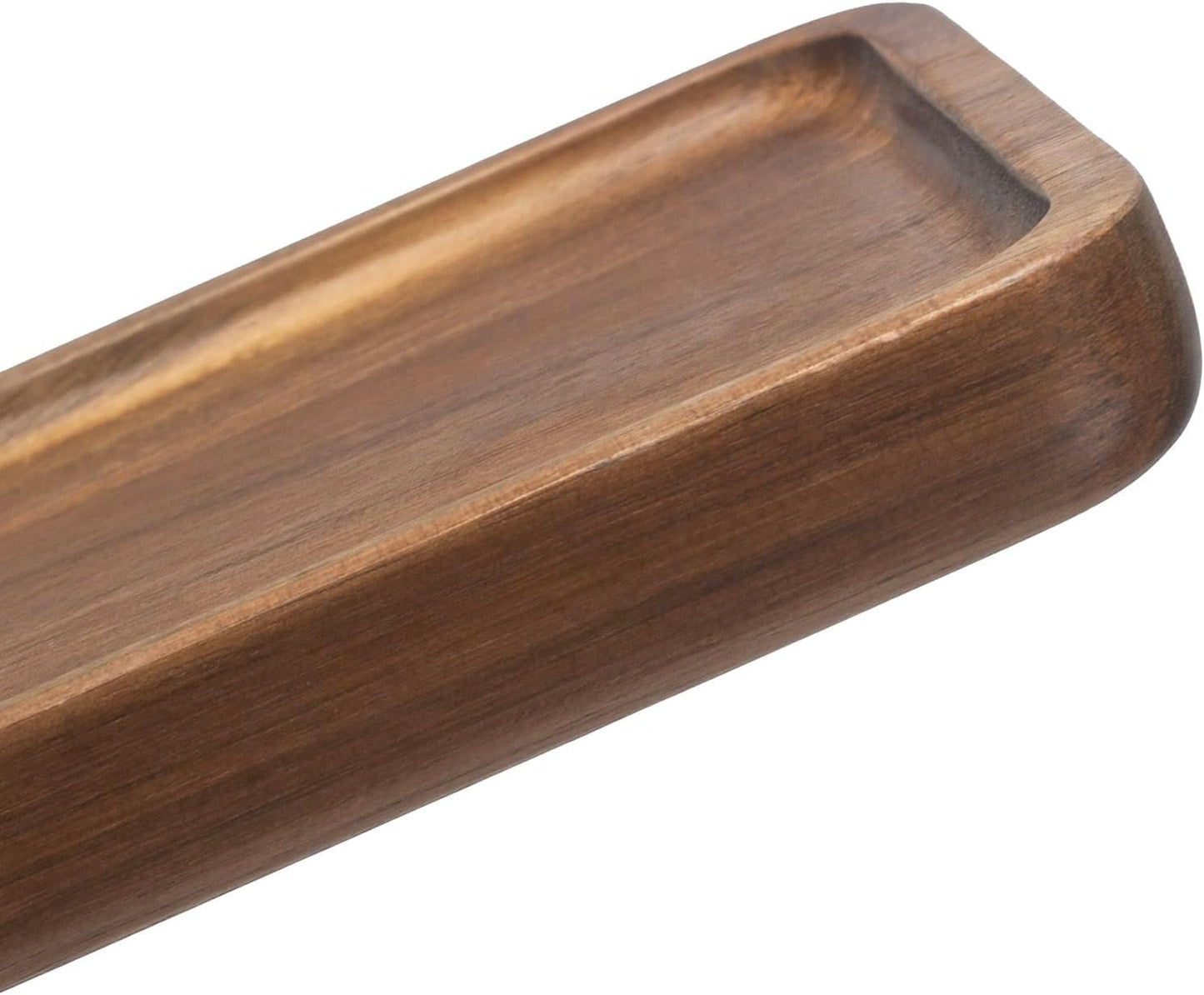 Bandeja tocador baño madera 13.8x6" organizacion
