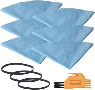 Filtro aspiradora 90107 disco papel reutilizable paquete 6