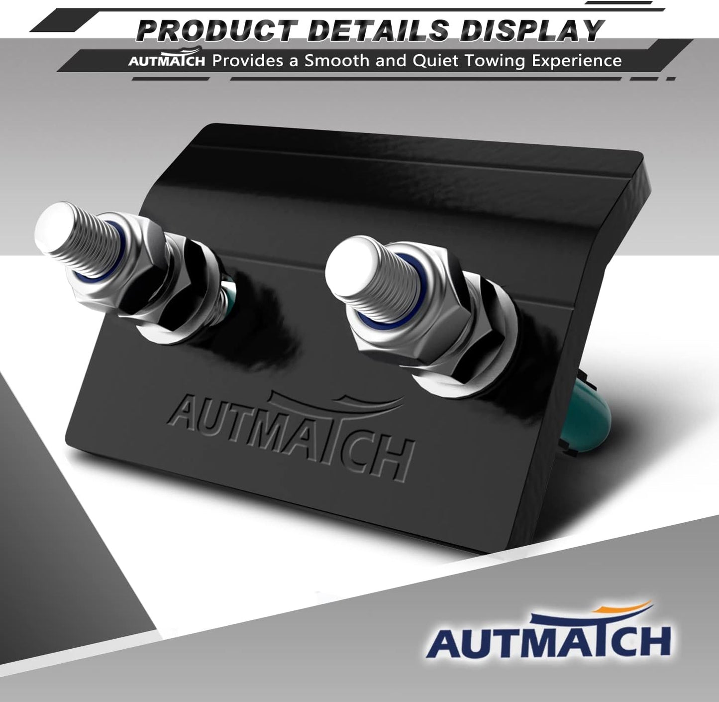 Tensor enganche antitraqueteo 2.5" goma doble