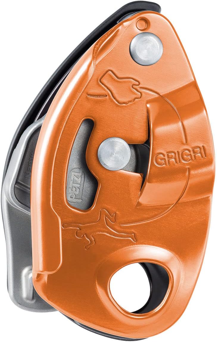 Dispositivo aseguramiento Petzl Grigri bloqueo leva escalada