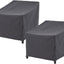 Funda silla patio impermeable 43x42x42" gris