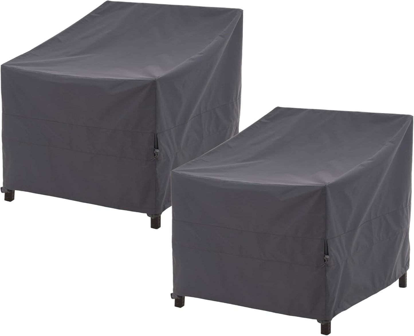 Funda silla patio impermeable 43x42x42" gris