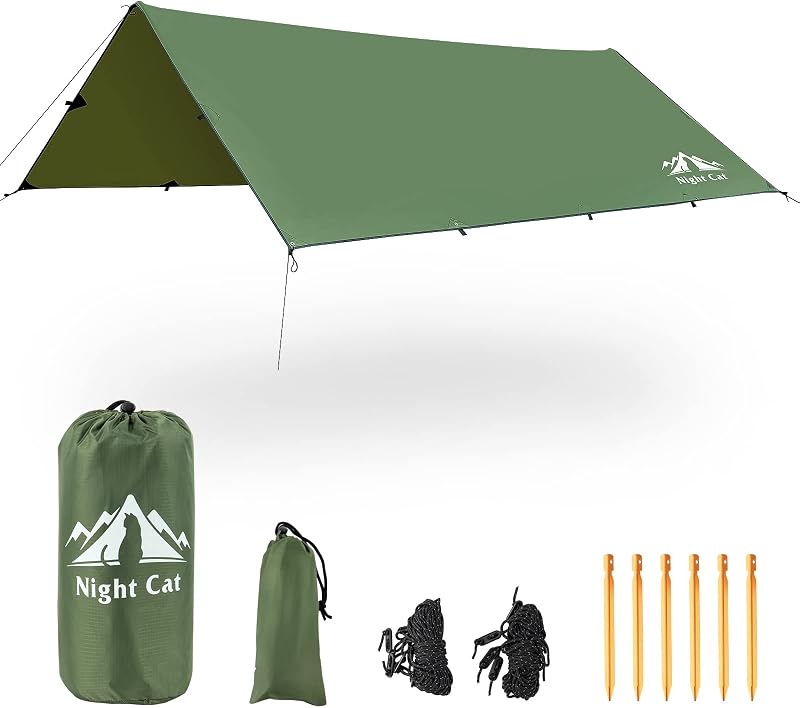Lona impermeable para tienda campaña 12x10pies mochileros