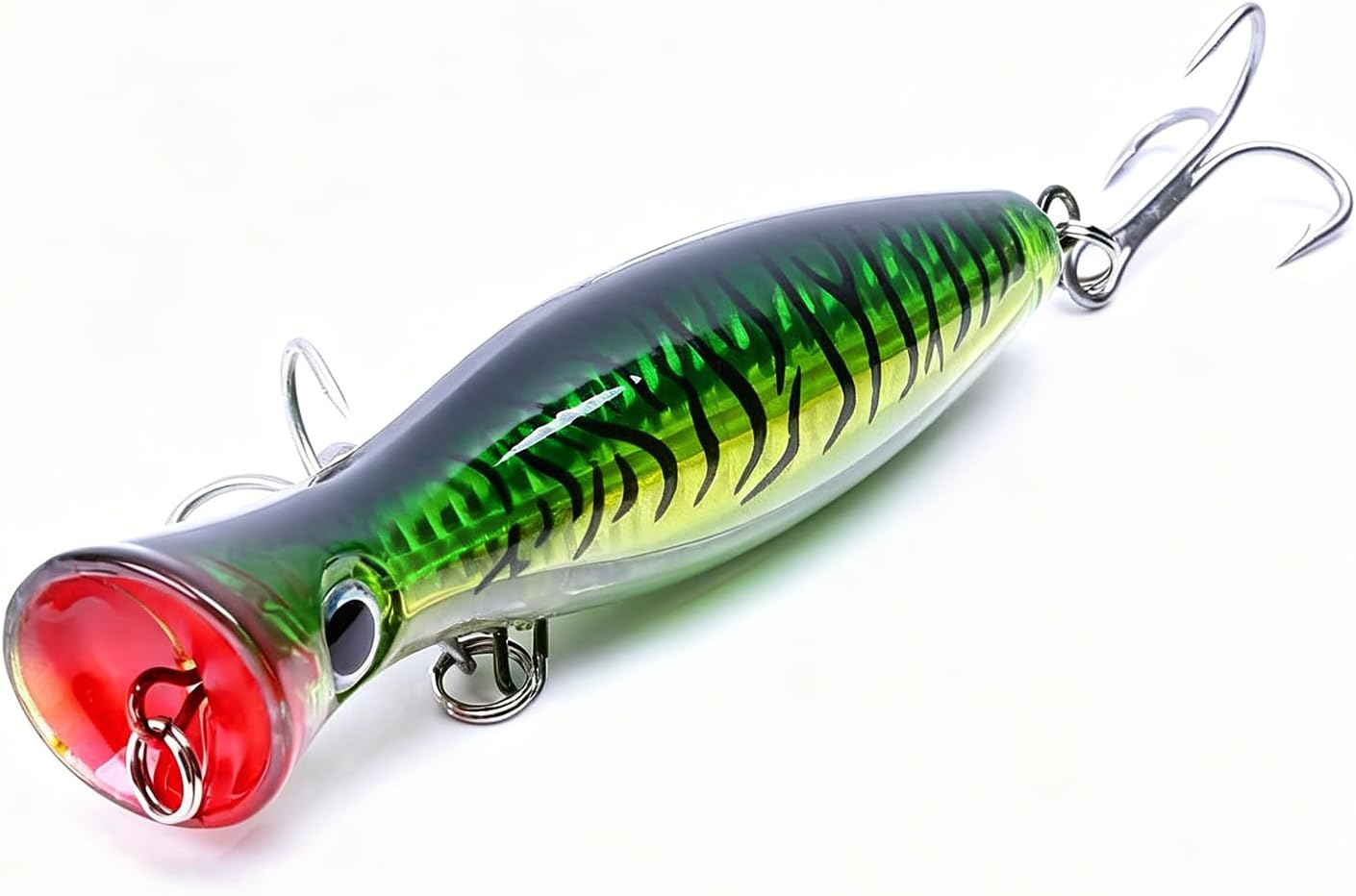 Señuelo Popper 3D para Pesca en Agua Salada y Dulce