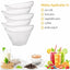 5 bolsas tela filtro reutilizable malla fina para leche