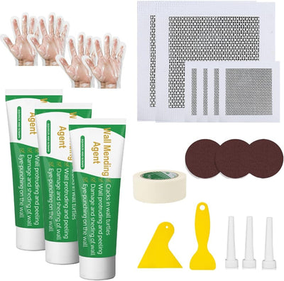 Paquete 22 kits yeso con parches aluminio y agentes reparadores