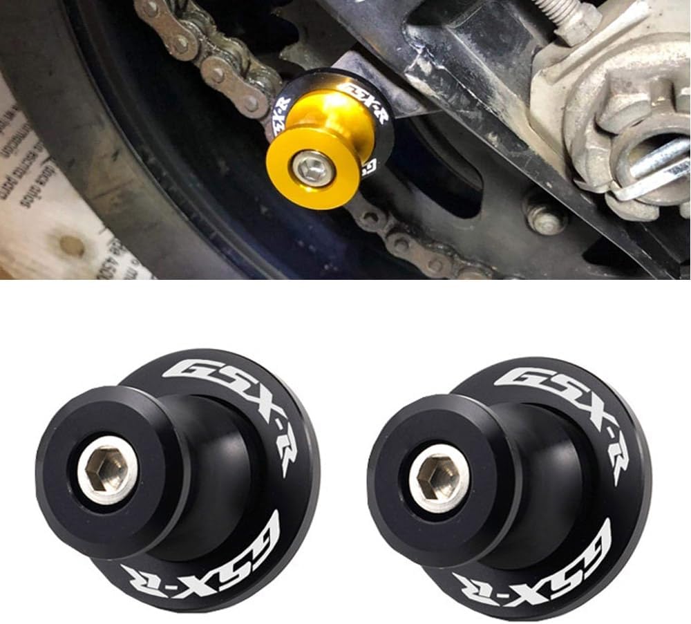 2 Pzas Tornillo Carretes Motocicleta Suzuki Negro