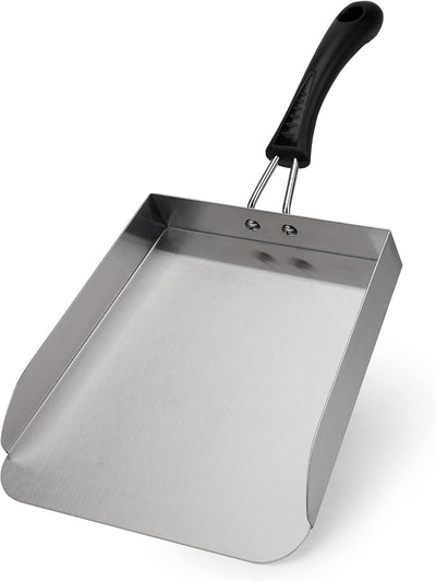 Espátula acero inox 13pulg para asar y freír