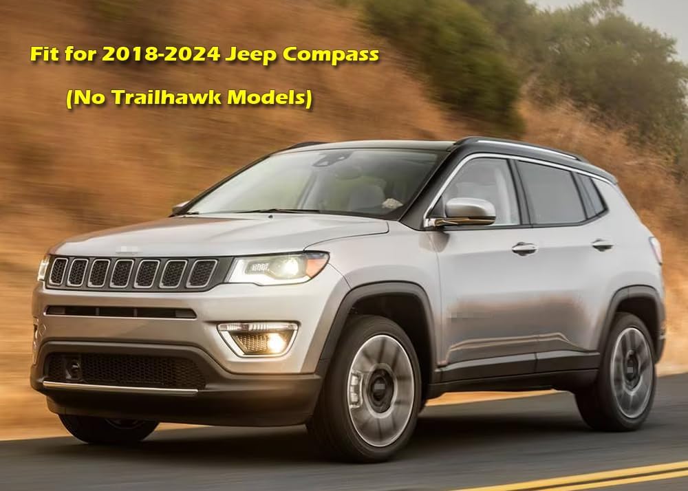 Set 4 Guardabarros Jeep Compass 18-24 Negro No Trailhawk