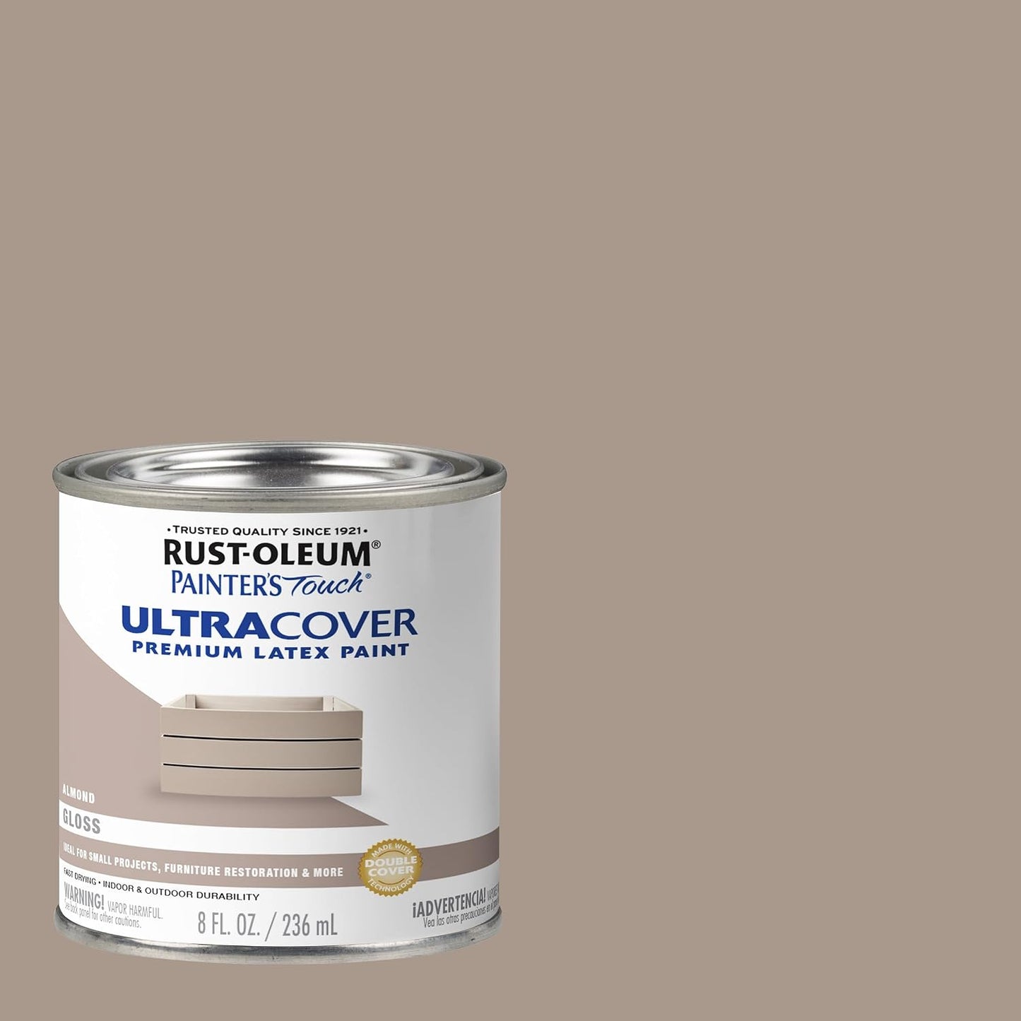 Lata pintura esmaltada multiusos 8oz paq 1