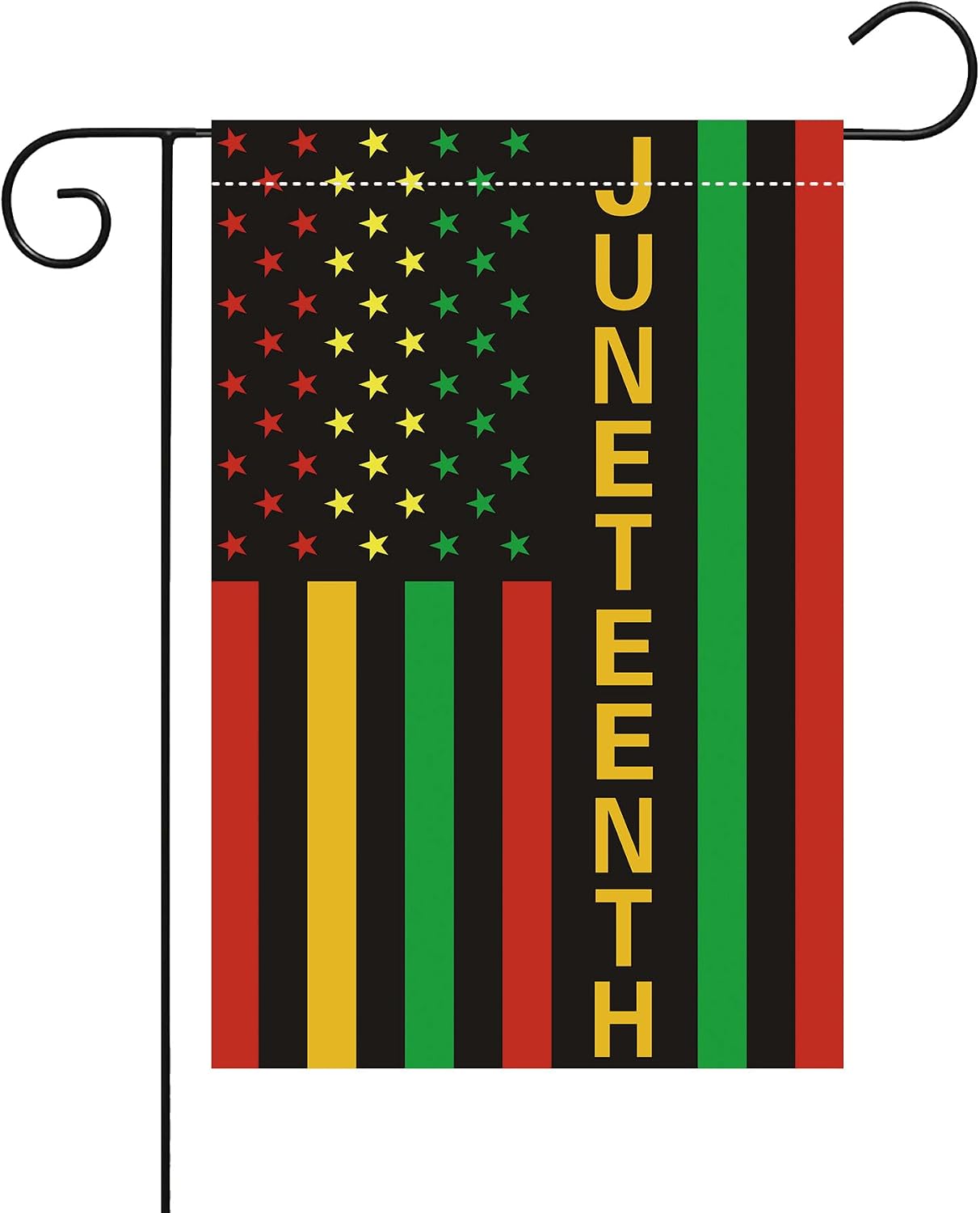 Bandera Juneteenth 12x18pulg decoración exterior jardín