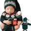 Traje Papá Noel recién nacido disfraz foto con sombrero Navidad