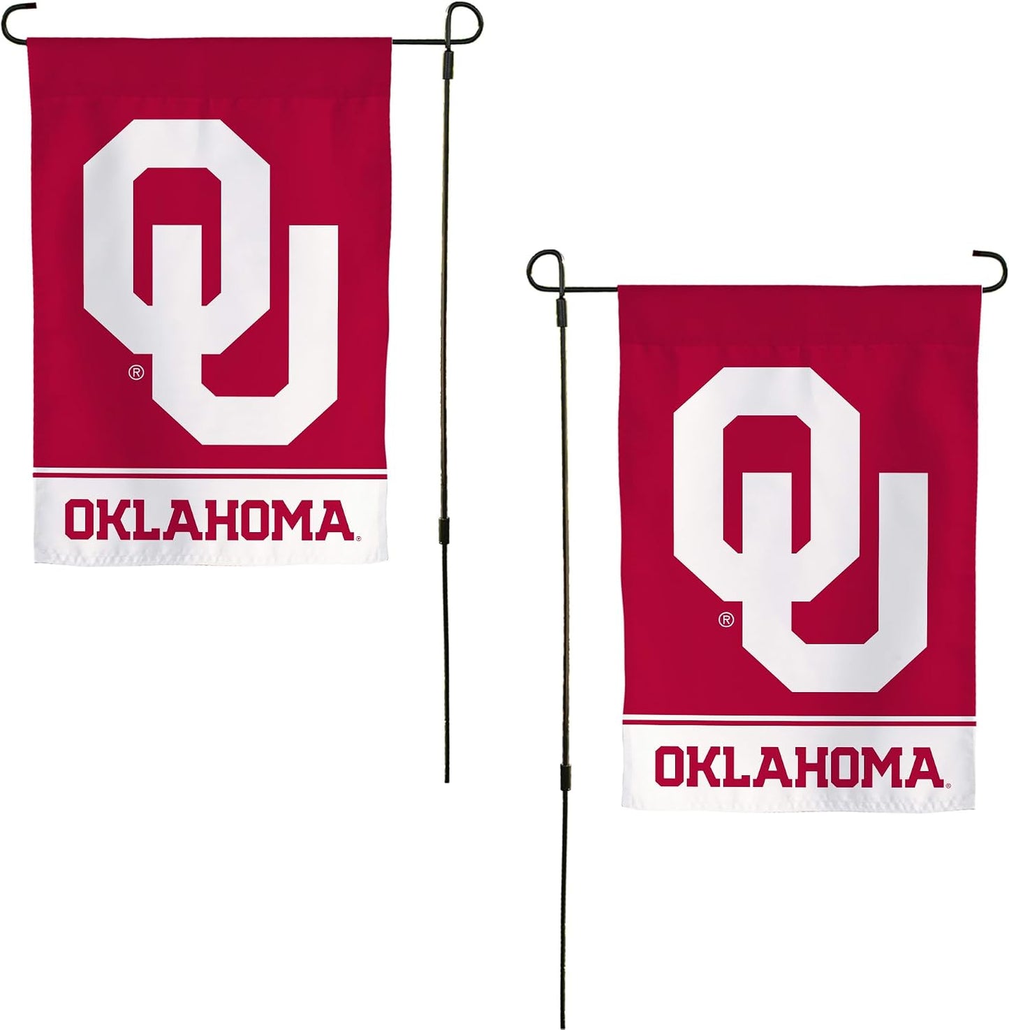 Bandera jardín Oklahoma Sooners 19x12pulg exterior