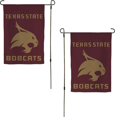 Bandera jardín TxSt Bobcats 12x18"