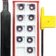 Soporte torno 5/8 y 3/4 con insertos carburo para acero