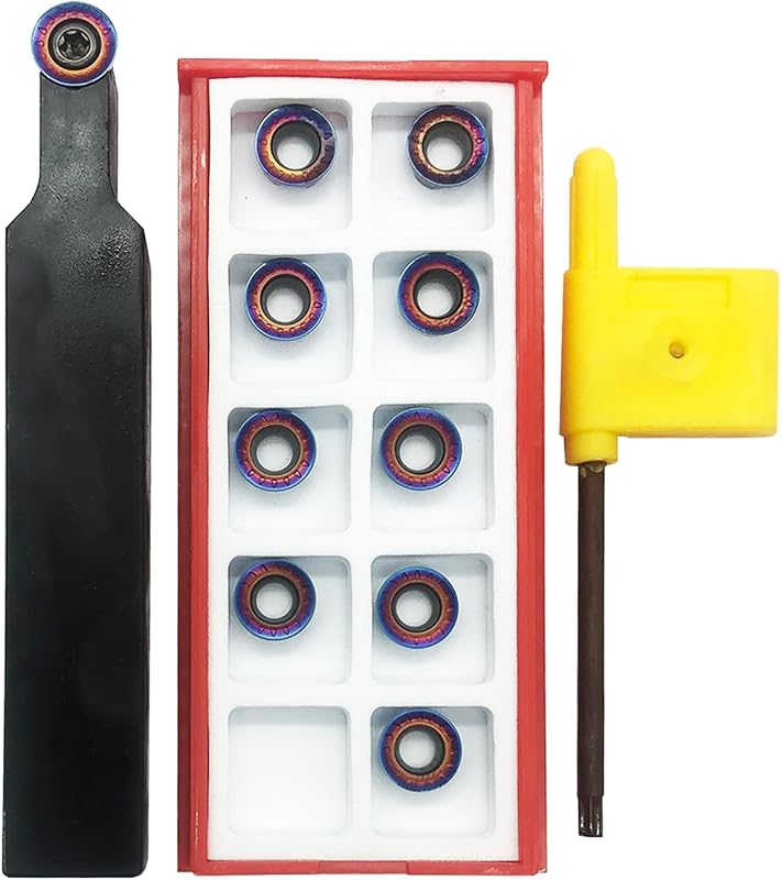 Soporte torno 5/8 y 3/4 con insertos carburo para acero