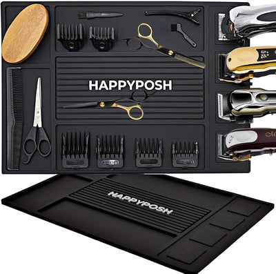Tapete magnético barbería para cortadoras y estilista