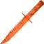 Cuchillo Bowie Rescate Espiga Camuflaje Rojo con Funda