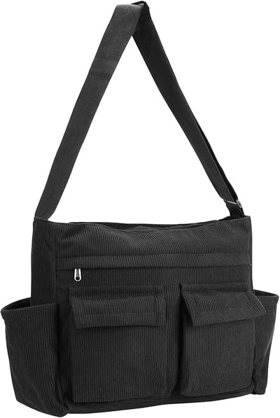 Bolso bandolera grande pana para mujer/hombre tipo hobo