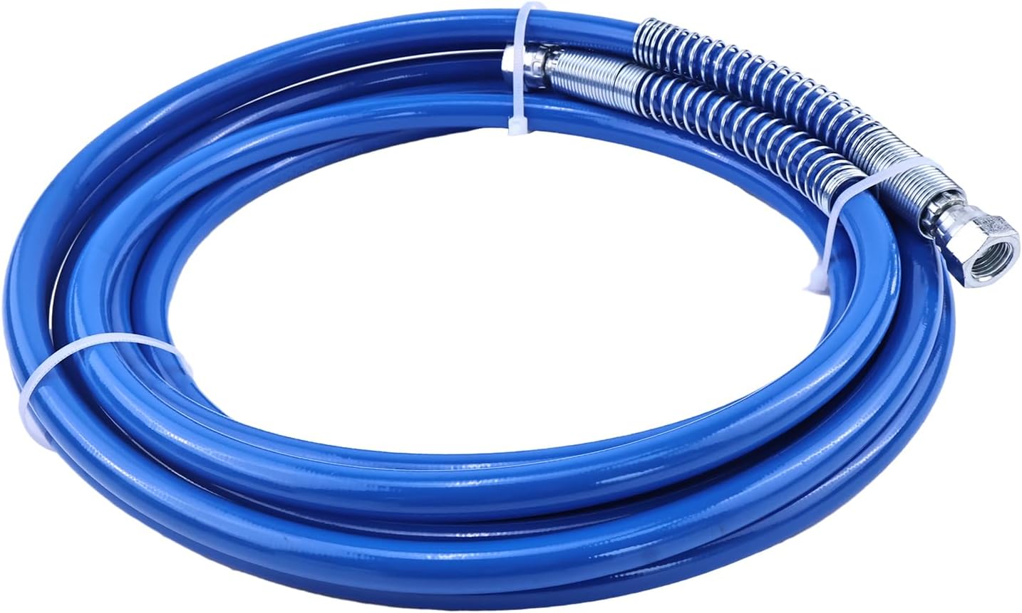Manguera pulverizador pintura 1/4pulg x15ft fibra flexible