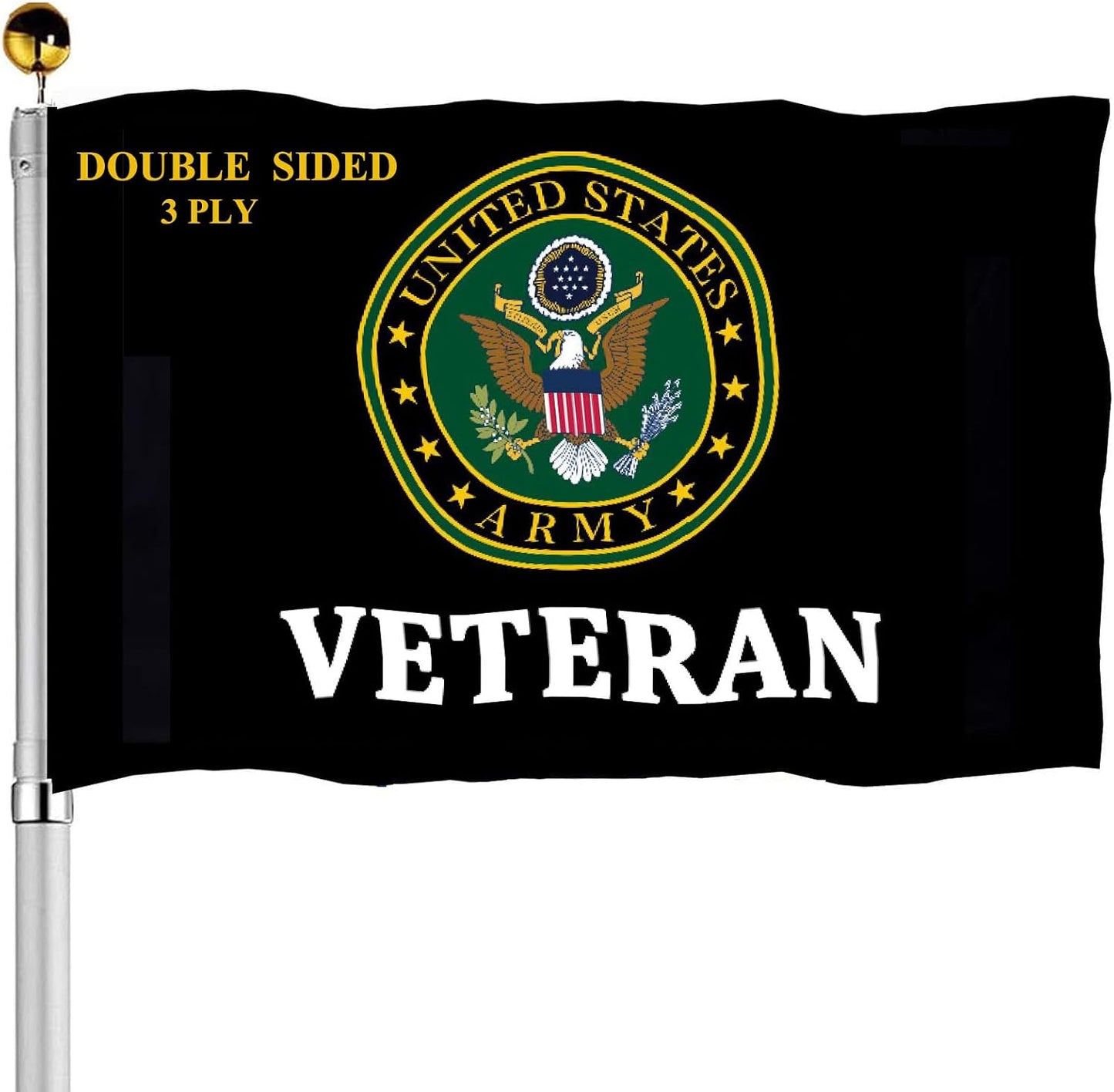 Banderas emblema militar doble cara verde Fuerza Armada