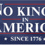 Bandera No Kings In America 3x5ft anti47 con ojales exterior