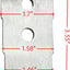 Herramienta extracción globo ocular piscina acero inox 304