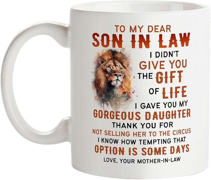 Taza café regalo To My Son-in-law 11oz