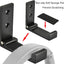 12 Ganchos plegables pared aluminio colgar tela auriculares