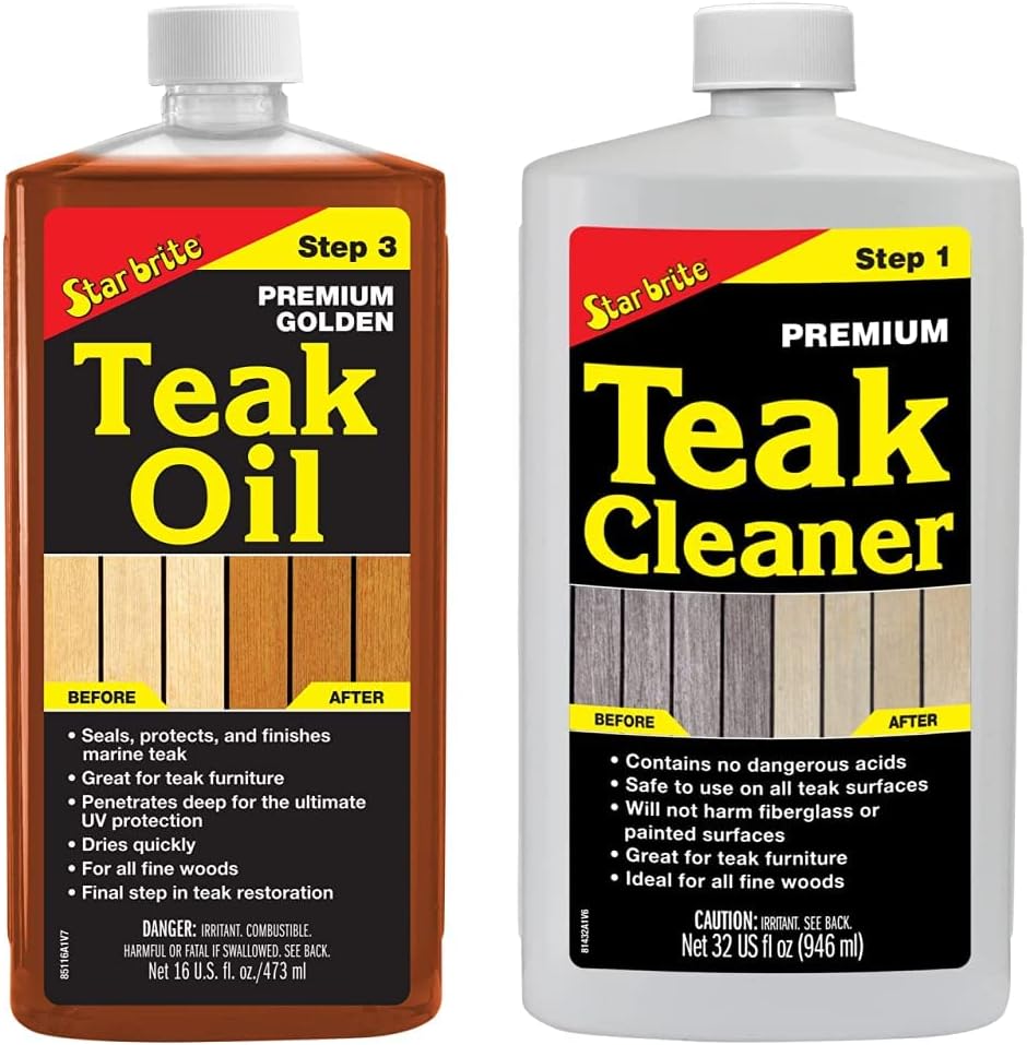 Aceite Teca Dorada Premium 16oz Sellador y Restaurador