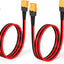Cable XT60 10 AWG 2" conector hembra a macho para batería RC