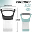 2 Soportes Cebolla Acero Inox Cortador Multiusos