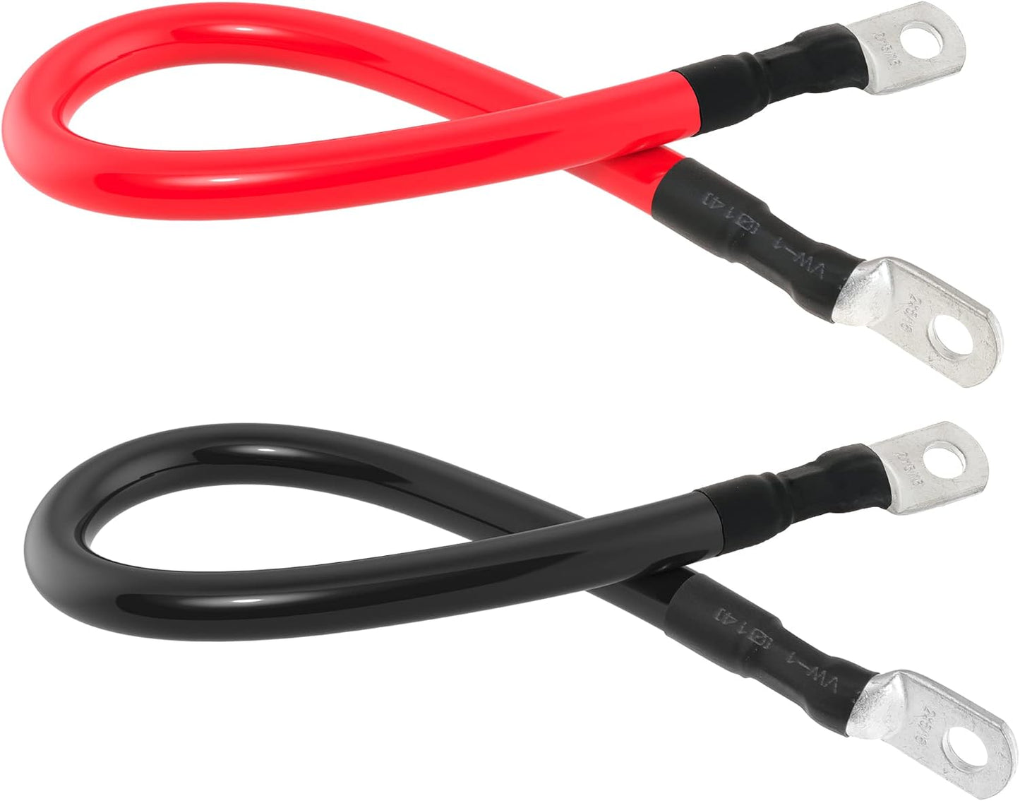 Cable batería 2AWG con terminales 5/16" para autos y barcos
