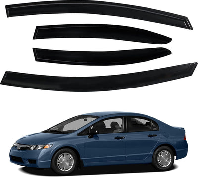 Visera repuesto para Civic Sedan 2006-11 acrílico sol lluvia viento