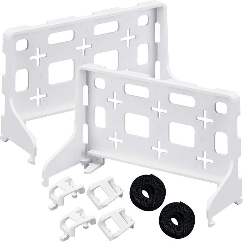 Soporte universal para estantes plástico blanco 20lb