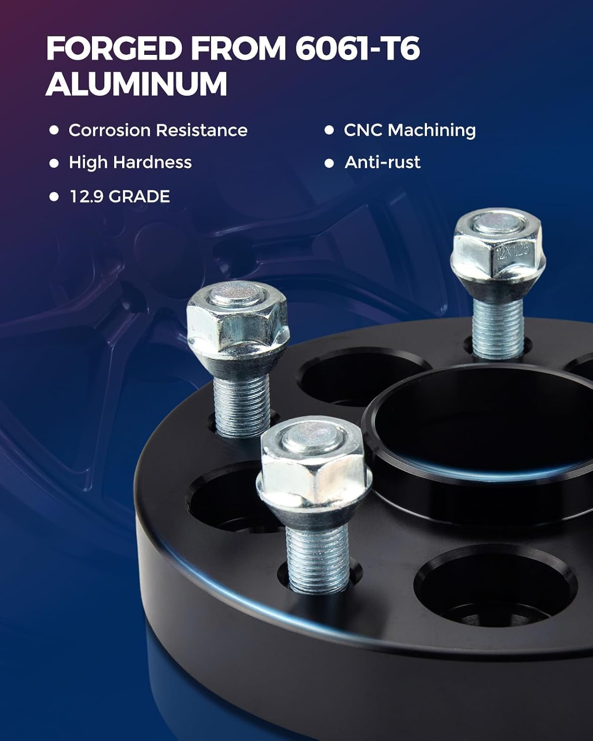 Espaciadores rueda 5 lóbulos 1" para Malibu Cobalt G6