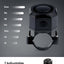 Alarma bicicleta inalámbrica 110db antirrobo USB-C