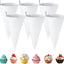 Paquete de 6 bolsas reutilizables de pastelería de 24 pulgadas para glaseado y decoración