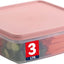 Contenedor plástico sin BPA 3L con tapa hermético