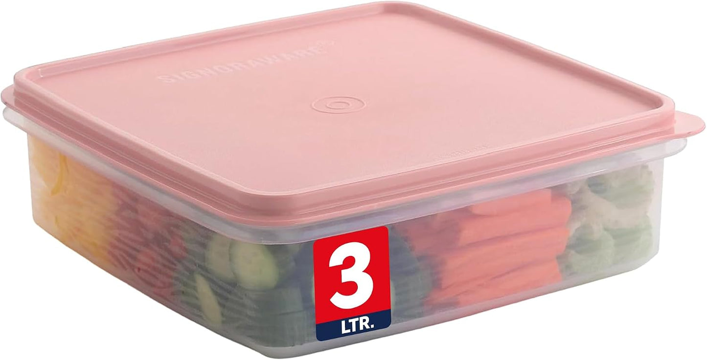 Contenedor plástico sin BPA 3L con tapa hermético