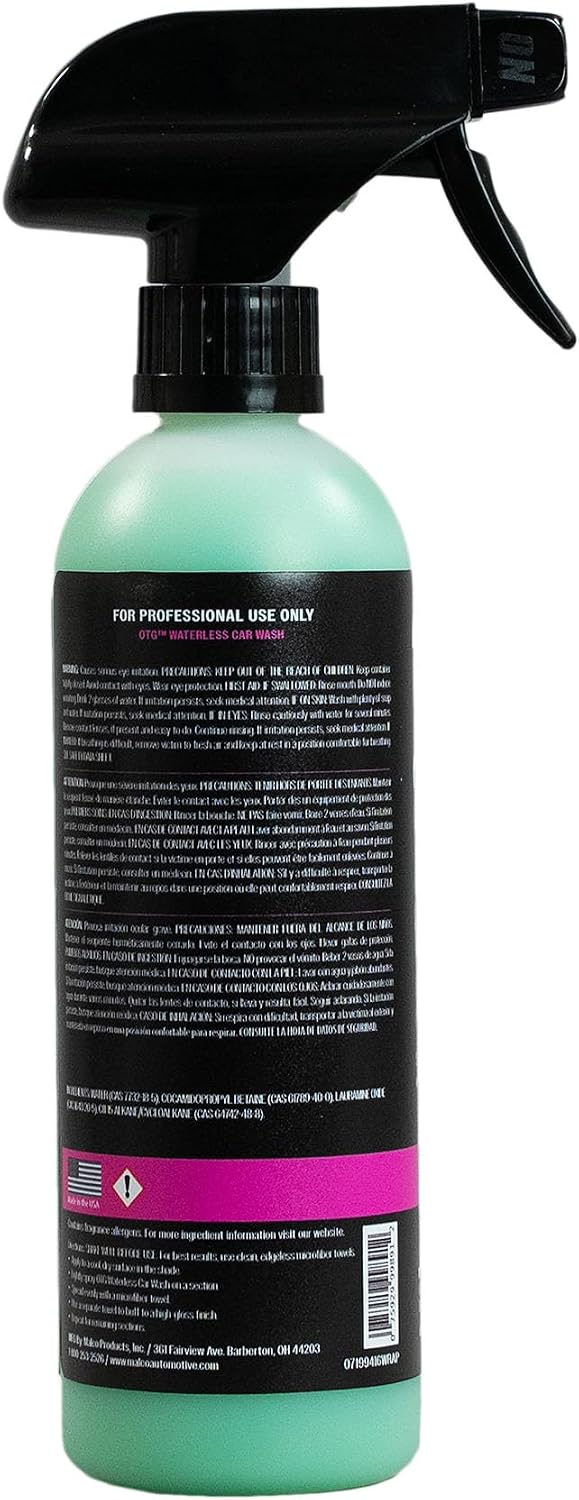 Lavado auto sin agua 16oz solución segura eficaz