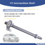 Eje intermedio comp Honda CR-V 44500-SWA-A00