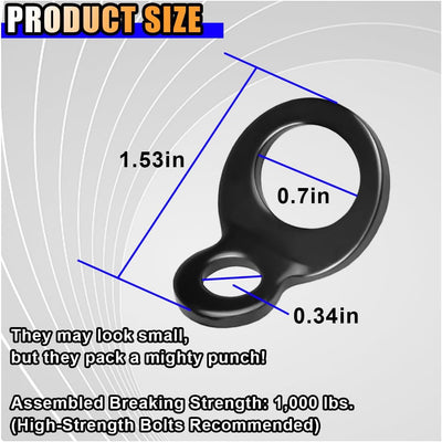 Anillos amarre acero inox multiusos motocross camiones