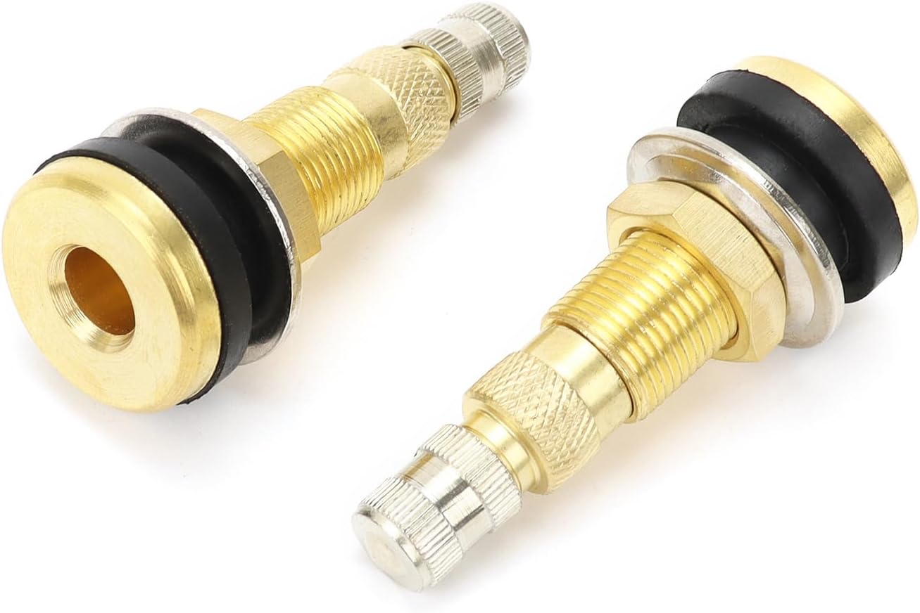 Vástagos válvula sin cámara aire tractores pack 2