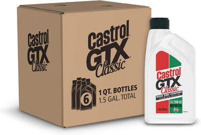Aceite motor GTX Classic 20W-50 6 Pzas 1qt
