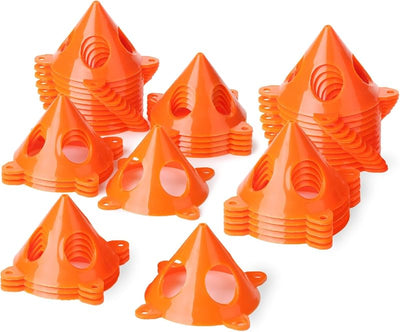 Soportes piramidales para pintura paquete 40 naranja